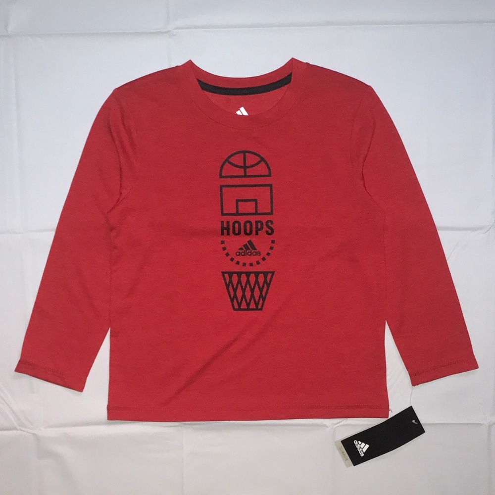 Boys Adidas Graphic "Hoops" Tee